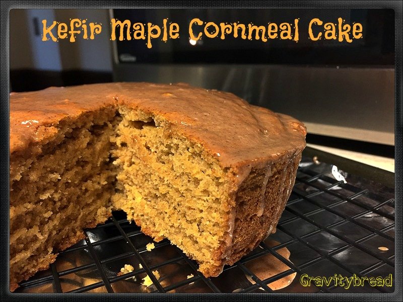 maple cornmeal cake